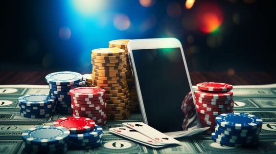 ajckpot ကစားသမား ဖုန်းဖြင့် Live Casino ဂိမ်းစတင်ကစားနေသည့်ပုံ